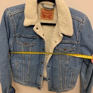 Denim Shearling Levi’s Jacket